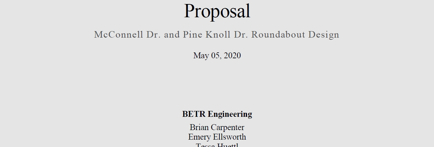 Proposal