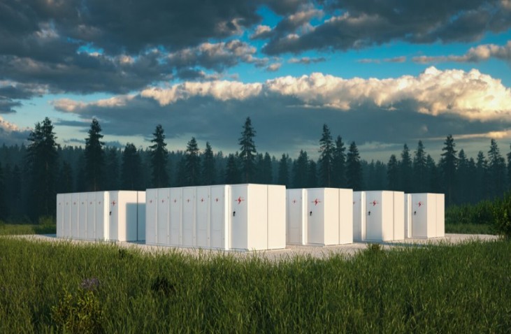 Battery storage containers