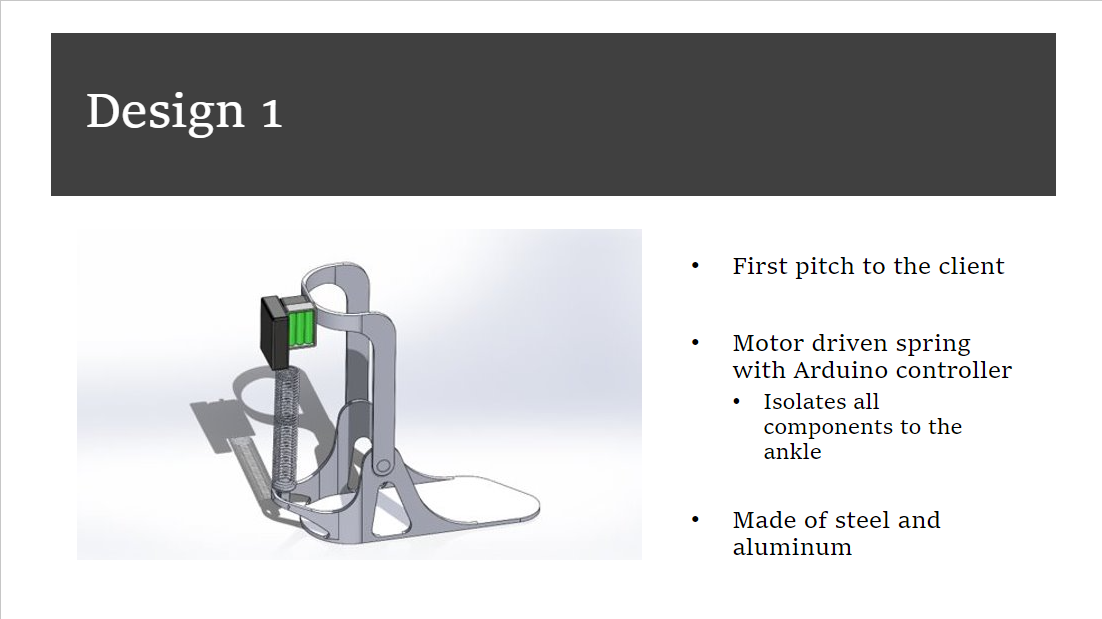 An image that shows the painful iterative process of engineering. There are six designs prior to the final redesign