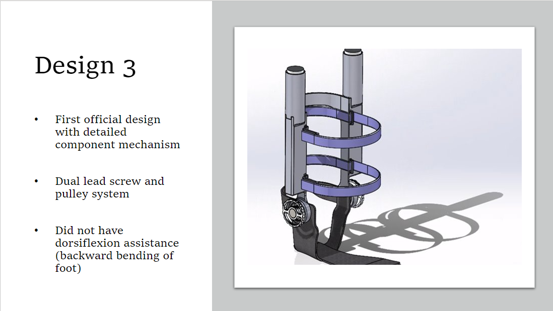 An image that shows the painful iterative process of engineering. There are six designs prior to the final redesign