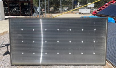 New panel front view